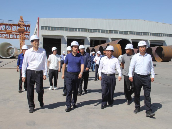 國(guó)家能源集團(tuán)甘肅電力有限公司、國(guó)家能 源集團(tuán)聯(lián)合動(dòng)力技術(shù)有限公司、重慶機(jī)電 股份有限公司考察組一行調(diào)研新能源公司